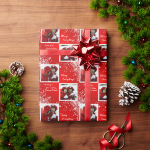 Papier Cadeau Joyeux Tout ! - 2 photos personnalisées