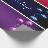 Papier Cadeau Joyeux Vacances Envelopper papier (Coin)