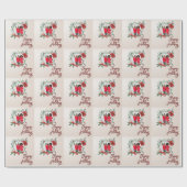 Papier Cadeau Joyous Holidays Custom Photo Patterned (Plat)