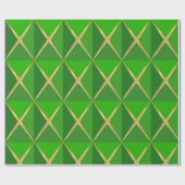 Papier Cadeau Joyoux Noel Vert (Plat)