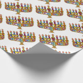 Papier Cadeau Judaica Happy Hanukkah (Coin)