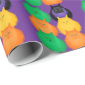 Papier Cadeau Judging Cats (Coin rond)