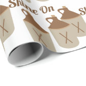 Papier Cadeau Jugs de Moonshine (Coin rond)