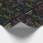 Papier Cadeau Juillet, 18 Anniversaire Cadeau Papier (Coin)