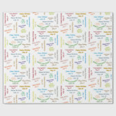 Papier Cadeau Juillet, 27 Anniversaire Cadeau Papier (Plat)