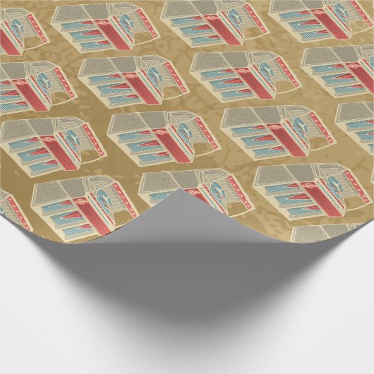 Papier Cadeau Juke-box (Coin)