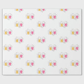 Papier Cadeau Jumeaux couchés (Plat)