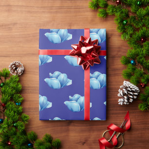 Papier Cadeau Jumeaux en fleurs