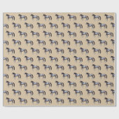 Papier Cadeau Jument Appaloosa | Cheval western | En cours (Plat)
