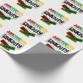 Papier Cadeau JunetDix Blackity Noir Noir Funny (Coin)