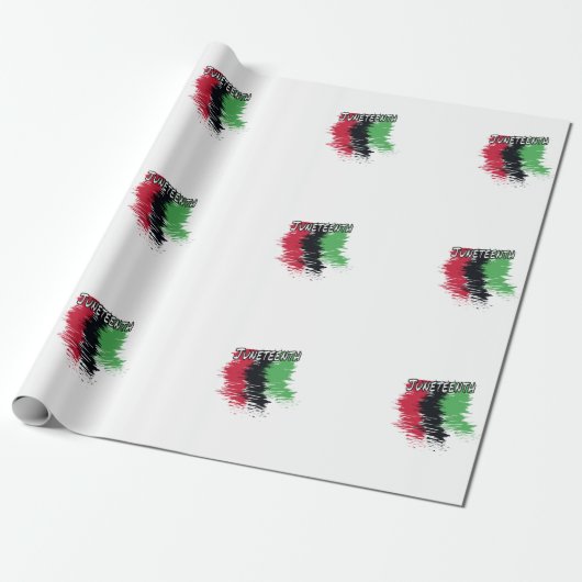 Papier Cadeau Juneteenth (Déroulé)