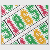 Papier Cadeau Juneteenth - Histoire des Noirs (Plat)