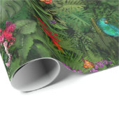 Papier Cadeau Jungle (Coin rond)