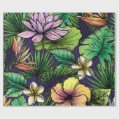 Papier Cadeau Jungle (Plat)