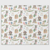 Papier Cadeau Jungle Animals Birthday Party (Plat)