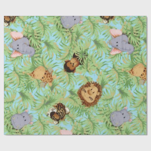 Papier Cadeau Jungle Budies (Plat)