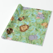 Papier Cadeau Jungle Budies (Déroulé)