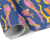 Papier Cadeau Jungle Chatter (Coin rond)