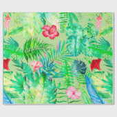 Papier Cadeau jungle tropicale (Plat)