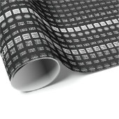 Papier Cadeau Jusqu'à 12 Logos différents ou images téléchargées (Coin rond)