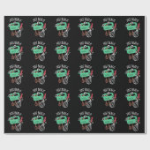 Papier Cadeau Just Beat It Funny Baking Pun Dark BG (Plat)