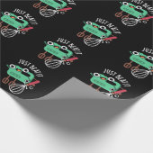 Papier Cadeau Just Beat It Funny Baking Pun Dark BG (Coin)