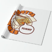 Papier Cadeau Juste En Dehors De Yummy Ramen nouilles (Déroulé)