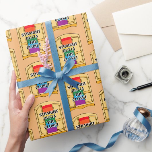 Papier Cadeau Juste En Dehors Du Closet (Cadeaux)