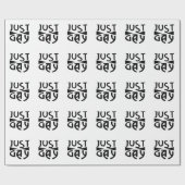 Papier Cadeau Juste Gay (Plat)