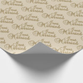 Papier Cadeau Juste marié (Coin)