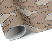 Papier Cadeau Juste pour le papier d'emballage de flétan (Coin rond)