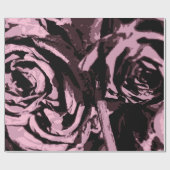 Papier Cadeau Juste quelques Roses (Plat)