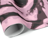 Papier Cadeau Juste quelques Roses (Coin rond)