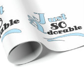Papier Cadeau Juste si adorable (Coin rond)