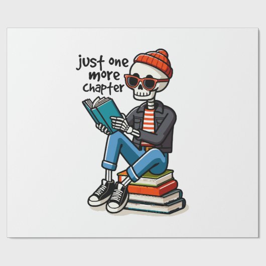 Papier Cadeau Juste un chapitre de plus (Plat)