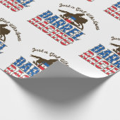 Papier Cadeau Juste une fille qui aime la course en baril (Coin)