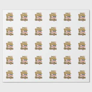 Papier Cadeau Juste Une Fille Qui Aime Les Girafes Vintage Vecto