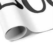 Papier Cadeau Juste une fille qui aime les insectes (Coin rond)