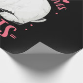Papier Cadeau Juste une fille qui aime les lapins (Coin)