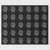 Papier Cadeau Juste une fille qui aime Noël en juillet été (Plat)