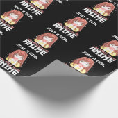 Papier Cadeau Juste Une Fille Qui Aime Vraiment Anime (Coin)