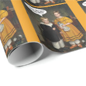 Papier Cadeau J'utilise le pantalon - couples gais drôles (Coin rond)