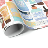 Papier Cadeau K-Beauty (soin de peau coréen) (Coin rond)