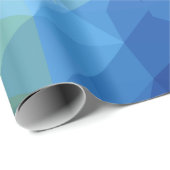 Papier Cadeau Kaleidoscope arc-en-ciel géométrique (Coin rond)