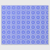 Papier Cadeau Kaleidoscope bleu (Plat)