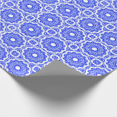 Papier Cadeau Kaleidoscope bleu (Coin)
