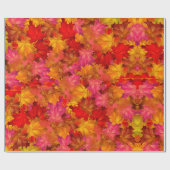 Papier Cadeau Kaleidoscope d'automne : Des feuilles d'automne vi (Plat)