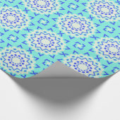 Papier Cadeau Kaleidoscope de glace 01 (Coin)