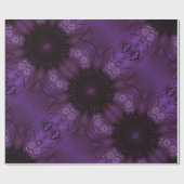 Papier Cadeau Kaleidoscope Design chic élégant violet brillant (Plat)