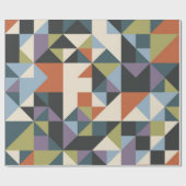 Papier Cadeau Kaleidoscope géométrique (Plat)
